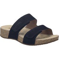 Bequeme Rindsvelours-Sandalen mit Doppelriemen