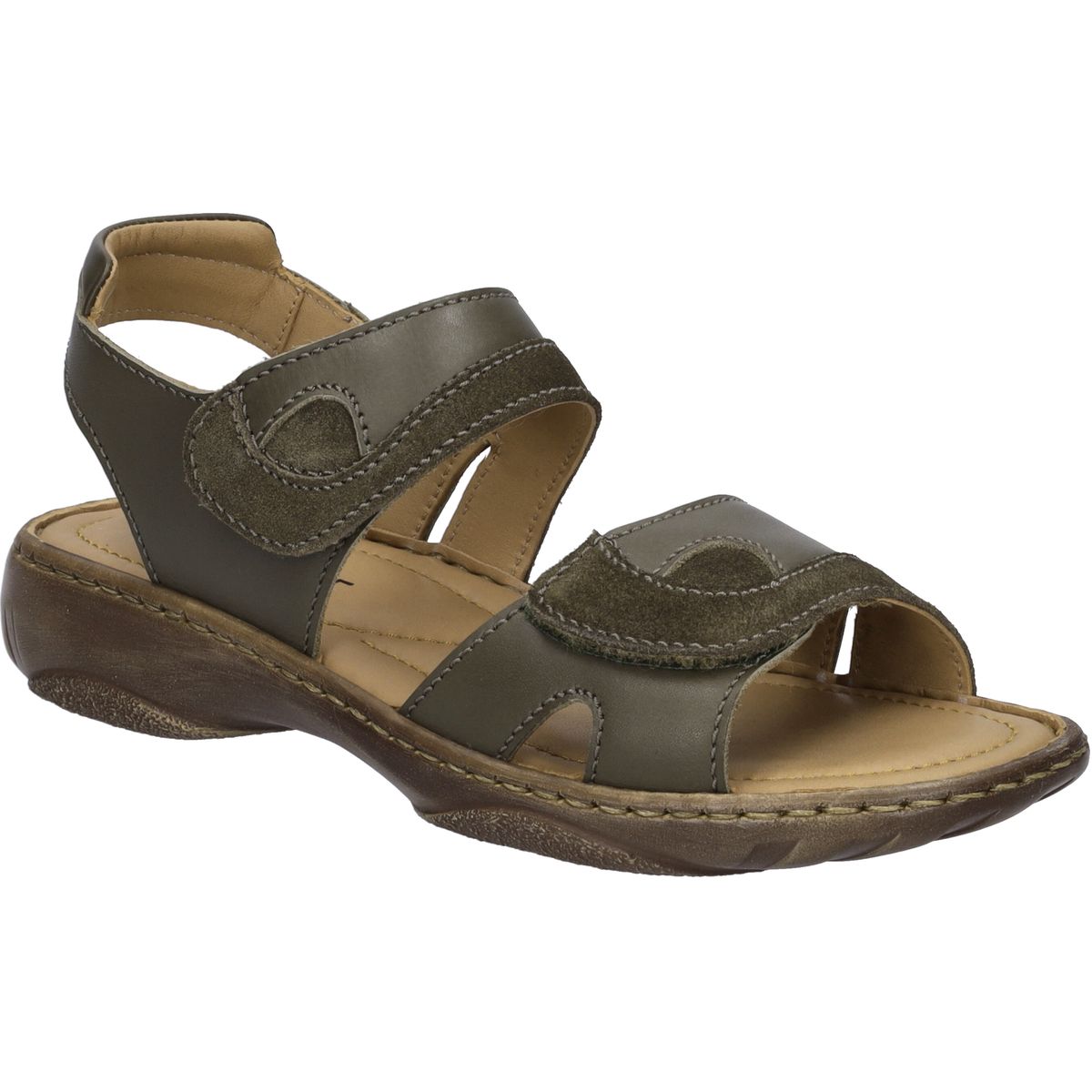 Handgenähte Leder Komfort-Sandalen