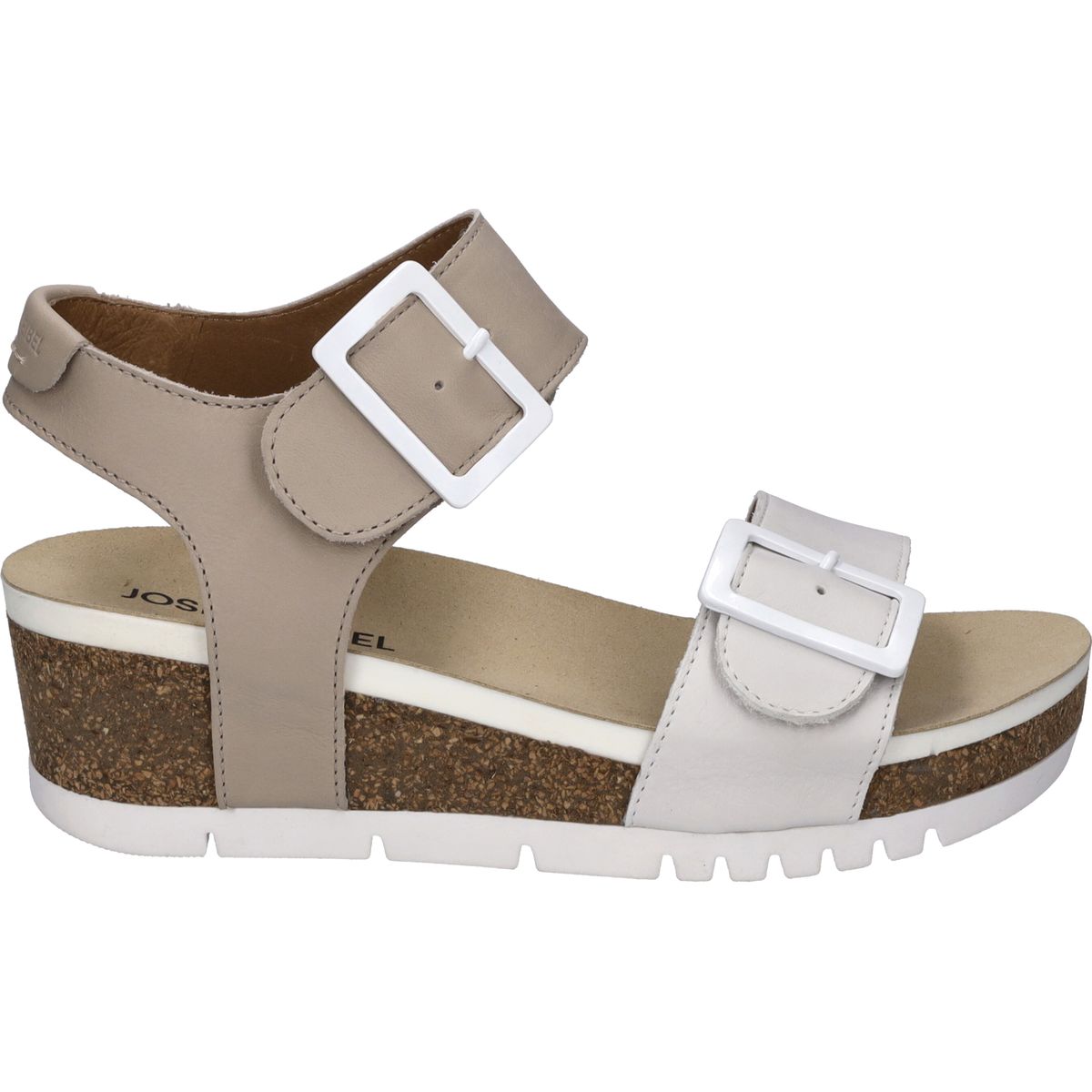 Plateau-Sandalen mit Schnallen-Riemen