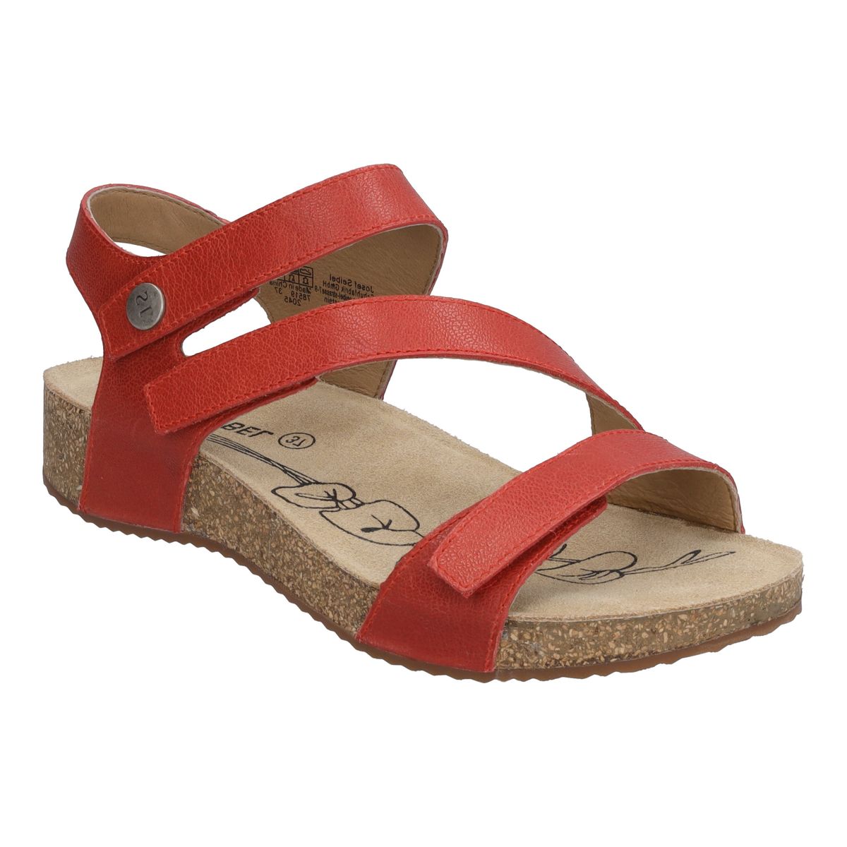 Komfort-Sandalen mit Dreifach-Riemen