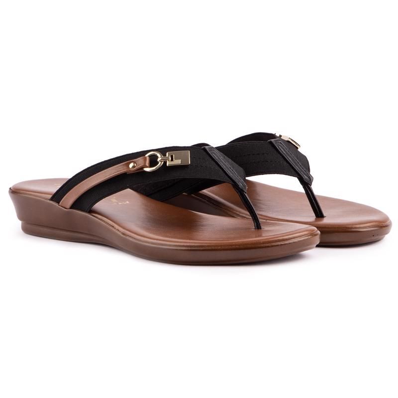 Elegante Keil-Zehensandalen