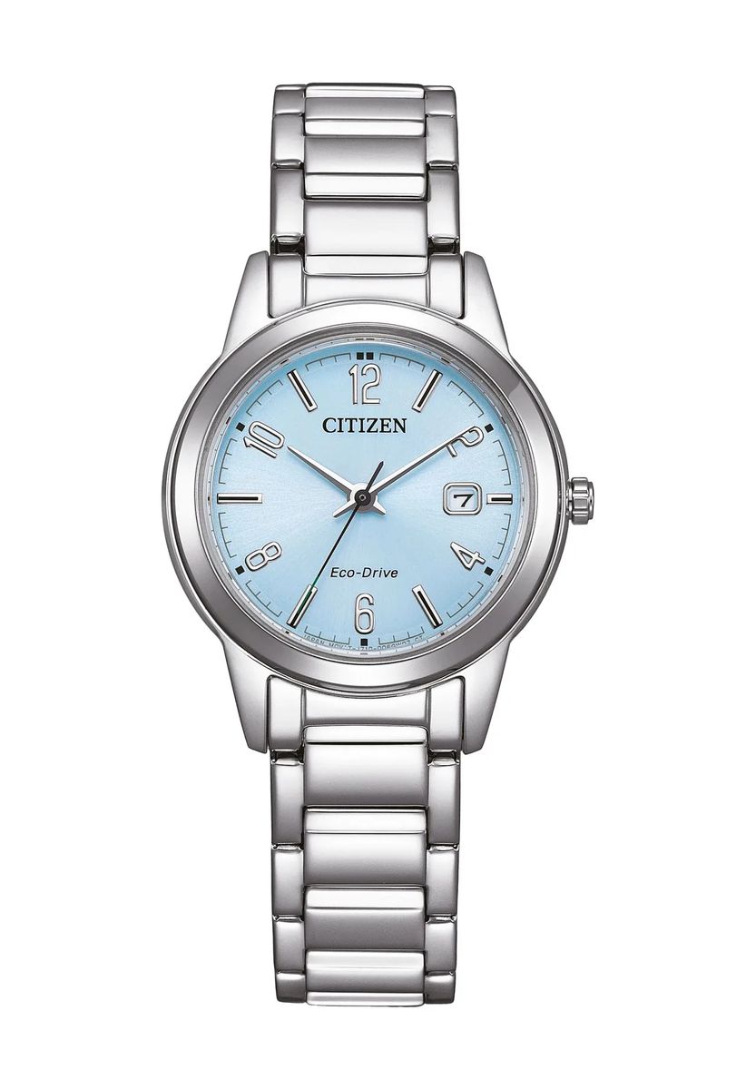 Eco-Drive Armbanduhr aus Edelstahl