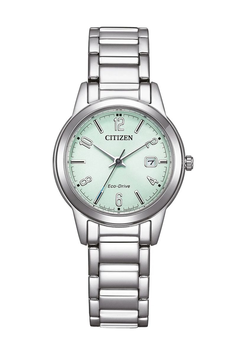 Eco-Drive Armbanduhr aus Edelstahl