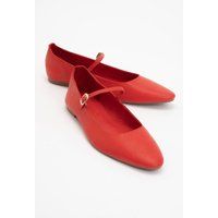 Spitze Leder Mary Janes