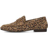Klassische Penny-Loafer mit Leopardenmuster
