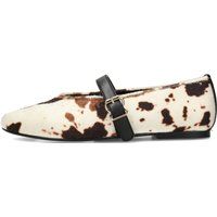 Mary Janes in Kuhfell-Optik