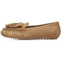 Wildleder-Loafer mit Quasten-Detail