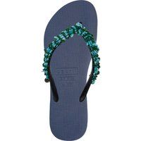 Perlenbesetzte Amazonas-Flip-Flops