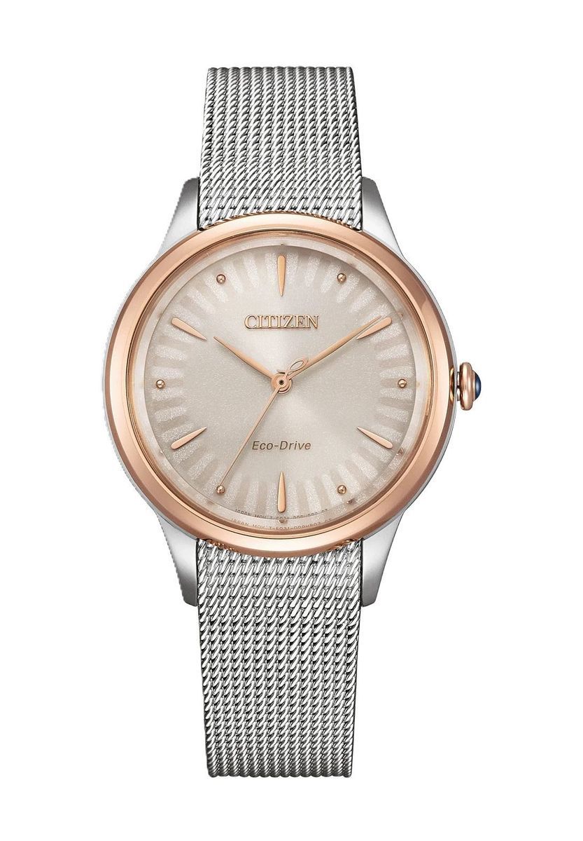 Elegante Milanaise-Uhr mit Sonnenschliff
