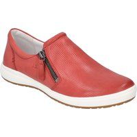 Leder-Slipper mit perforiertem Design