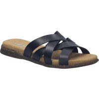 Leder-Sandaletten mit gekreuzten Riemen
