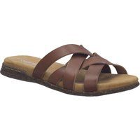Verflochtene Leder-Slipper Sandalen
