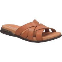 Geflochtene Leder-Sandalen mit Kreuzriemen
