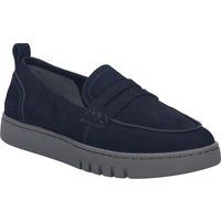 Suede Penny-Loafer mit Plateausohle