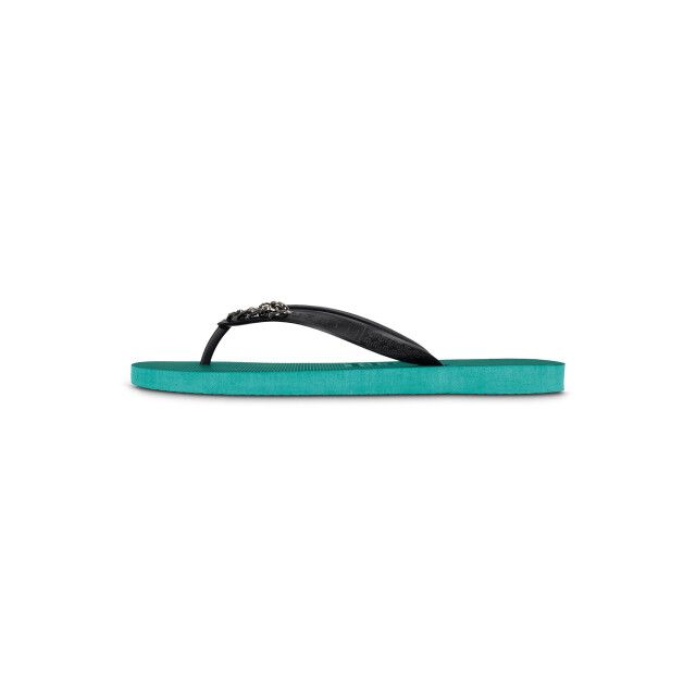 Flip-Flops mit silbernem Kettendetail