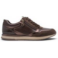 Vegane Sneaker mit Materialmix-Details