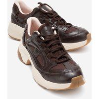 Robuste Mesh-Plateau-Sneaker