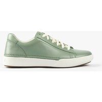 Minimalistische Leder-Sneaker mit Schnürung