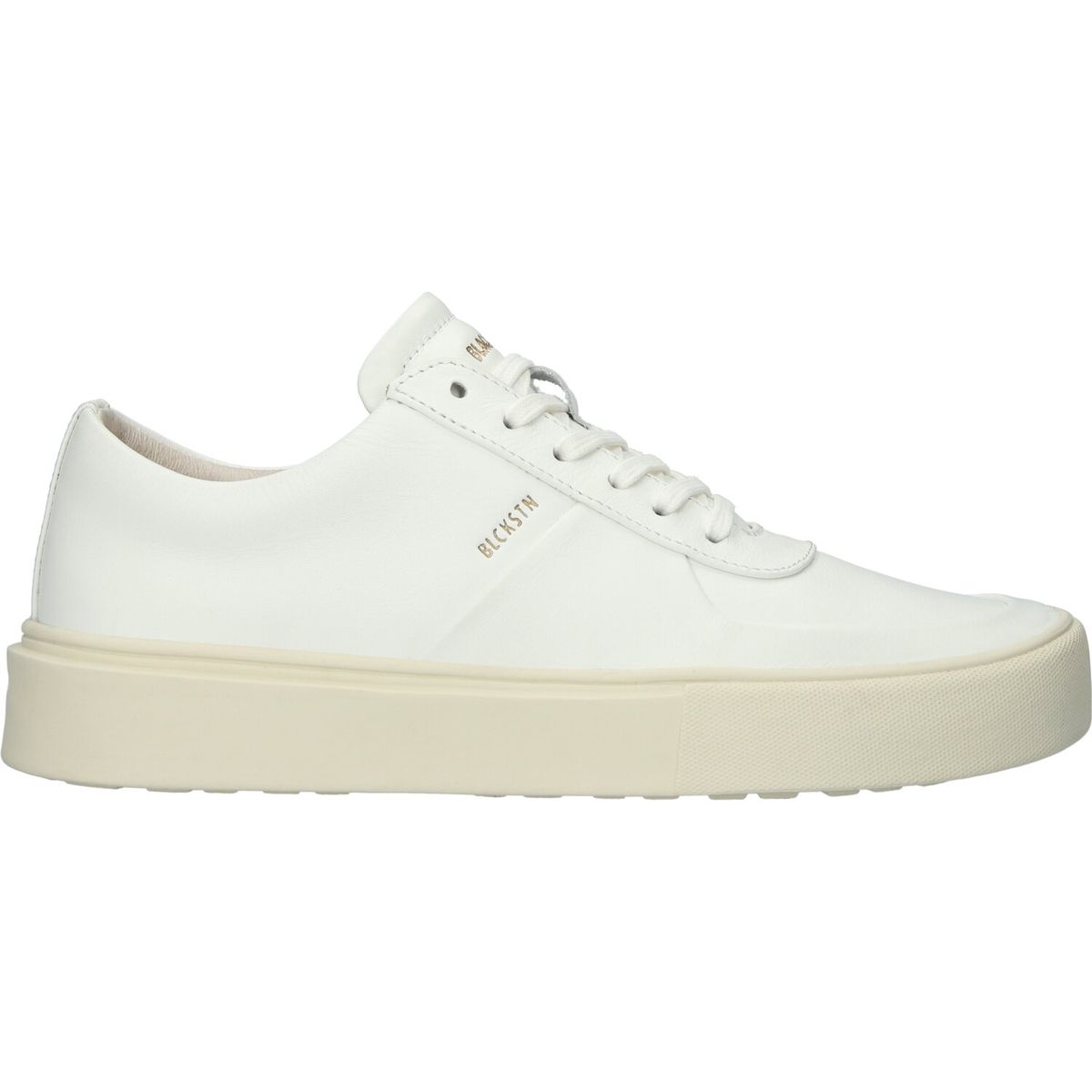 Minimalistische Leder-Plateau-Sneaker