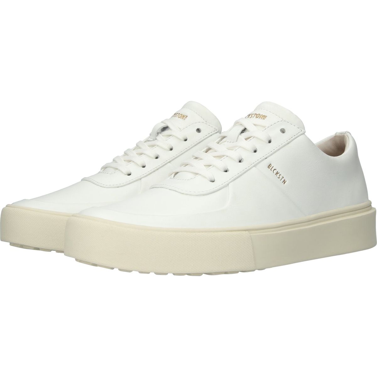 Minimalistische Leder-Plateau-Sneaker