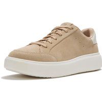 Minimalistischer Suede-Plattform-Sneaker