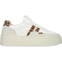 Chunky Plateau-Sneaker mit Animal-Print
