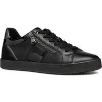 Strukturierte Low-Top-Sneaker mit Reißverschluss