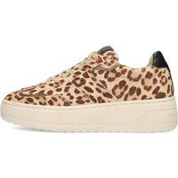 Plateau-Sneaker mit Leopardenmuster