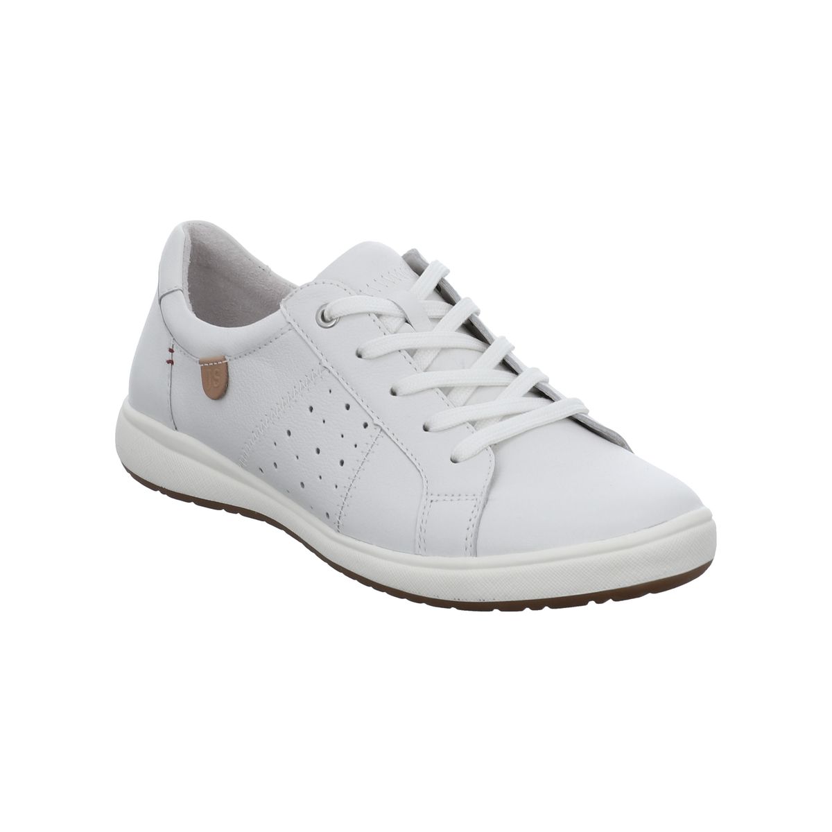 Klassische Leder-Sneaker mit Perforation