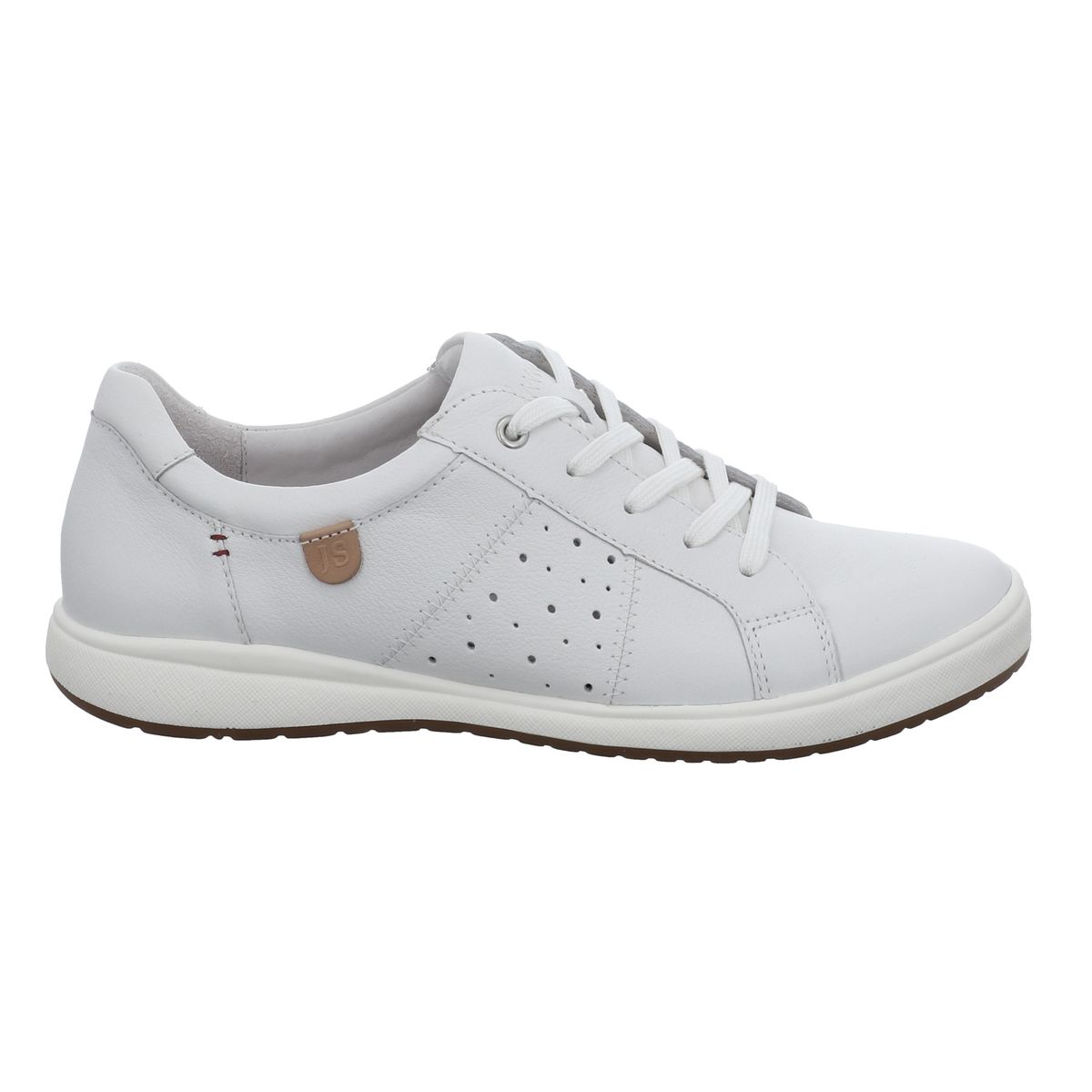 Klassische Leder-Sneaker mit Perforation