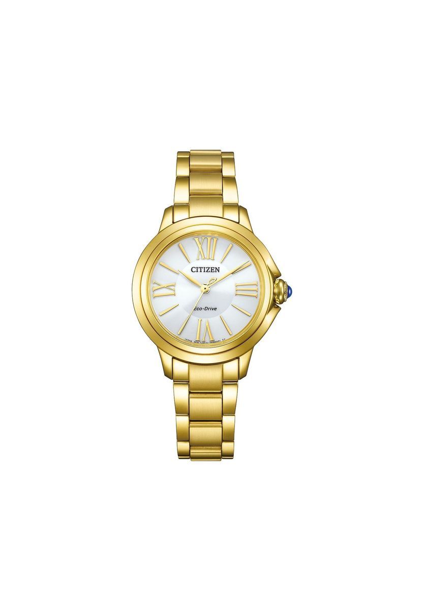 Elegante Gliederarmbanduhr mit römischen Ziffern
