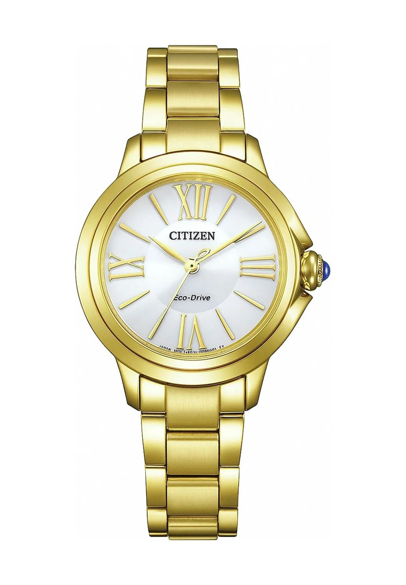 Elegante Gliederarmbanduhr mit römischen Ziffern