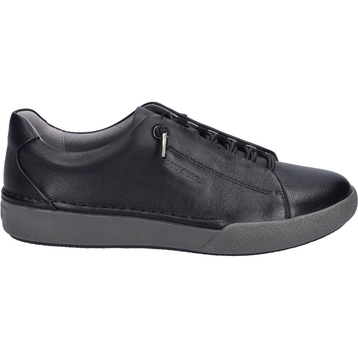 Minimalistische Narbenleder-Sneaker