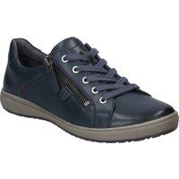 Leder-Halbschuhe mit Reißverschluss