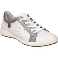 Elegante Leder-Sneaker mit Metallic-Akzenten