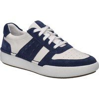 Retro-Leder-Sneaker im Zweifarb-Design