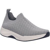 Slipper mit geometrischem Strickmuster