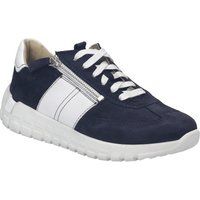 Sportliche Wildleder-Sneaker mit Reißverschluss