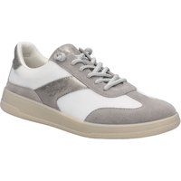 Sportliche Leder- und Mesh-Sneaker