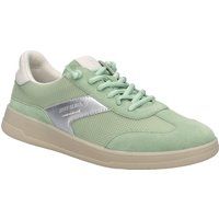 Sportliche Mesh- und Wildledersneaker