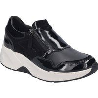 Sportlicher Lackleder Keilsneaker