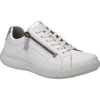 Eleganter Leder-Sneaker mit Reißverschluss