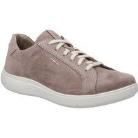 Minimalistischer Schnürsneaker aus Veloursleder
