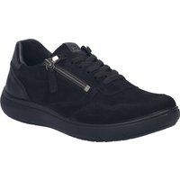 Leder-Sneaker mit Reißverschluss