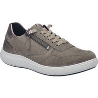 Leder-Sneaker mit seitlichem Reißverschluss