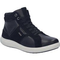 High-Top Leder- und Wildledersneaker