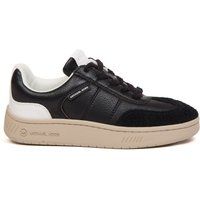 Retro-Inspirierte Plateau-Leder-Sneaker