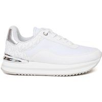 Plateau-Sneaker mit Metallic-Akzenten
