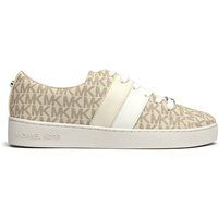 Low-Top Plateau-Sneaker mit Monogramm-Print
