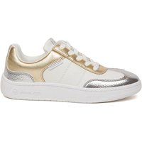 Plateau-Sneaker mit Textur-Mix